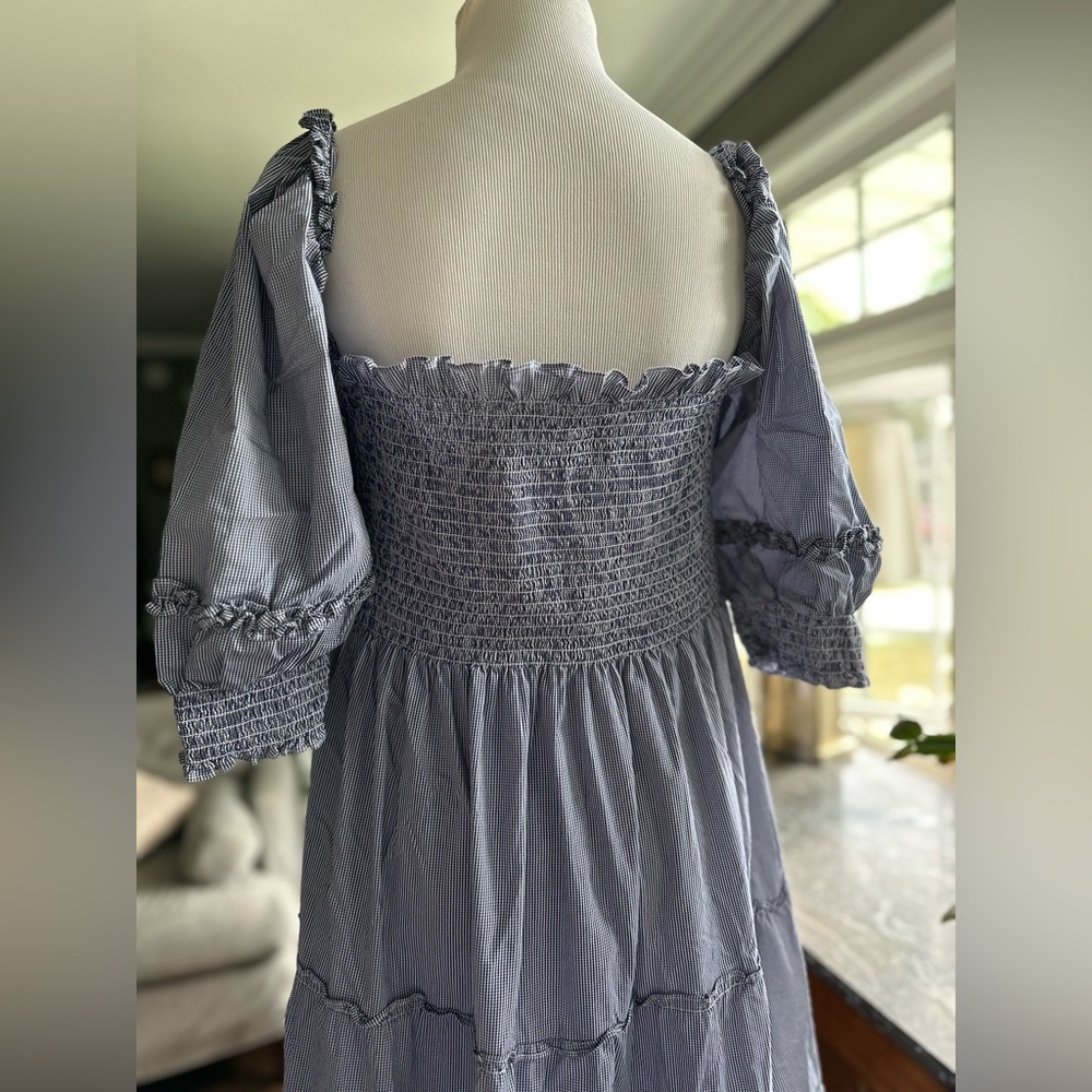 Hill House Original Blue Navy Gingham Nesli - Picture 5 of 7
